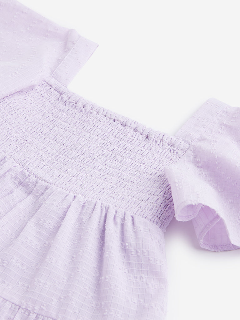 HOP Kids Lilac Tiered Dress