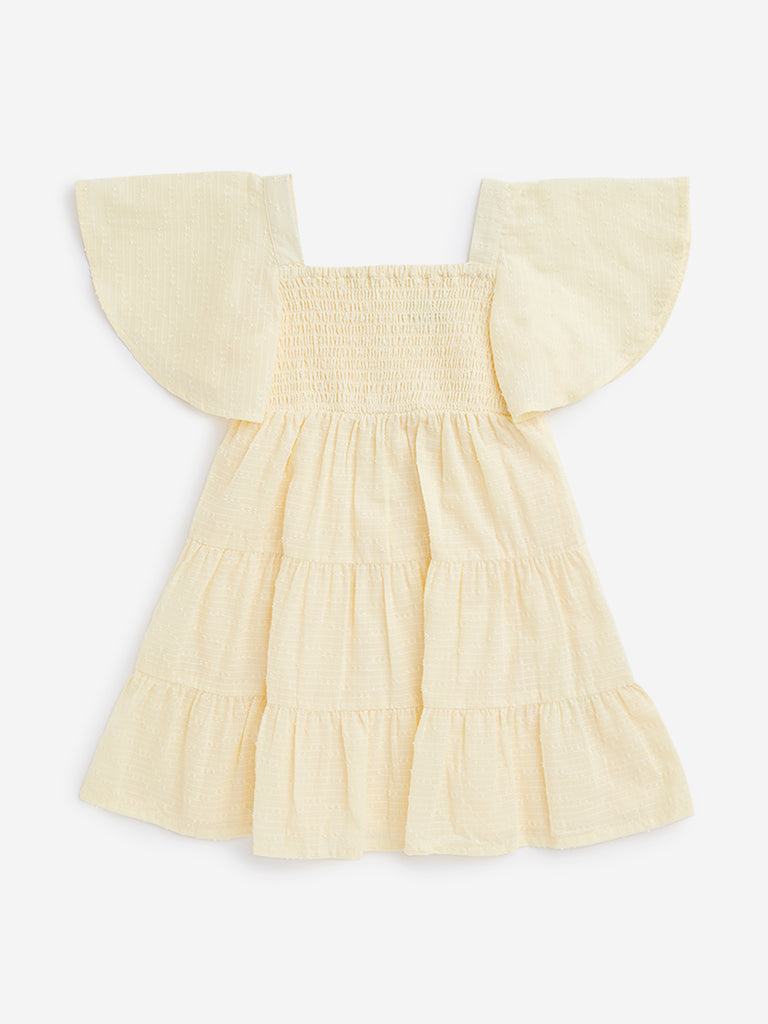 HOP Kids Yellow Tiered Dress