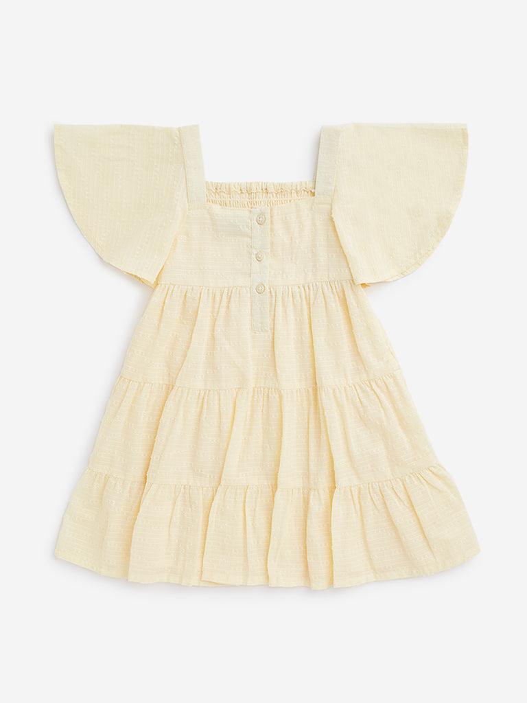 HOP Kids Yellow Tiered Dress