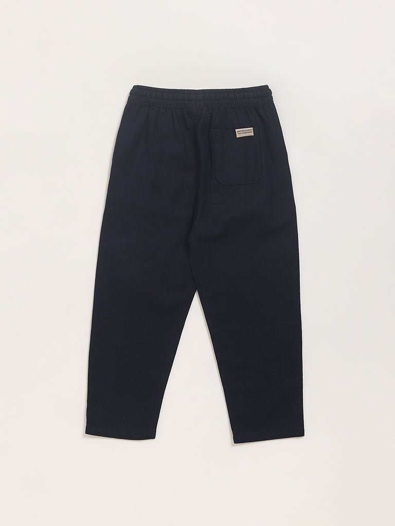 HOP Kids Navy Straight-Leg Pants