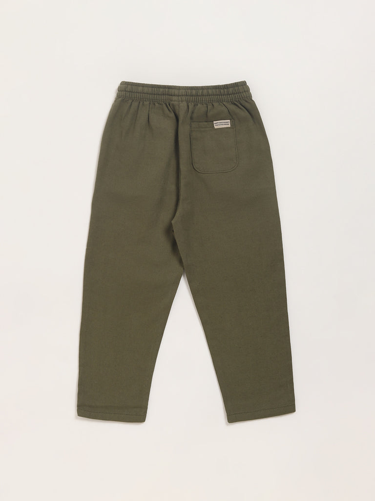 HOP Kids Olive Straight-Leg Pants