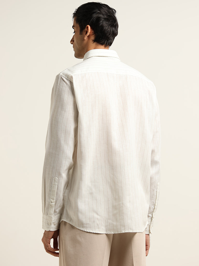 Ascot Off-White Relaxed Fit Shirt