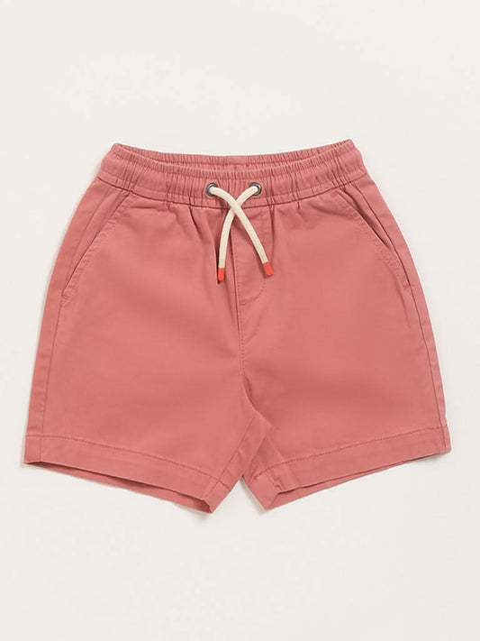 HOP Kids Dusty Rose Cotton Shorts