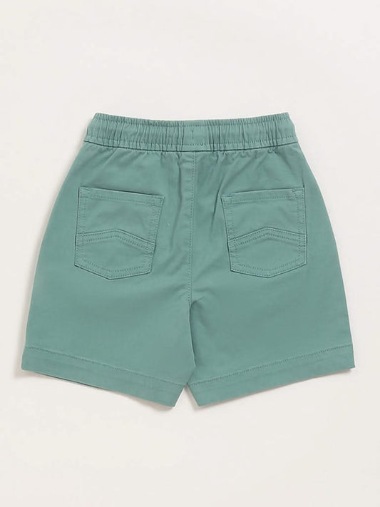 HOP Kids Sage Cotton Shorts