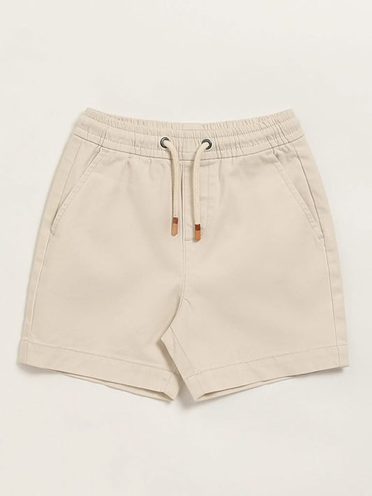 HOP Kids Stone Cotton Shorts