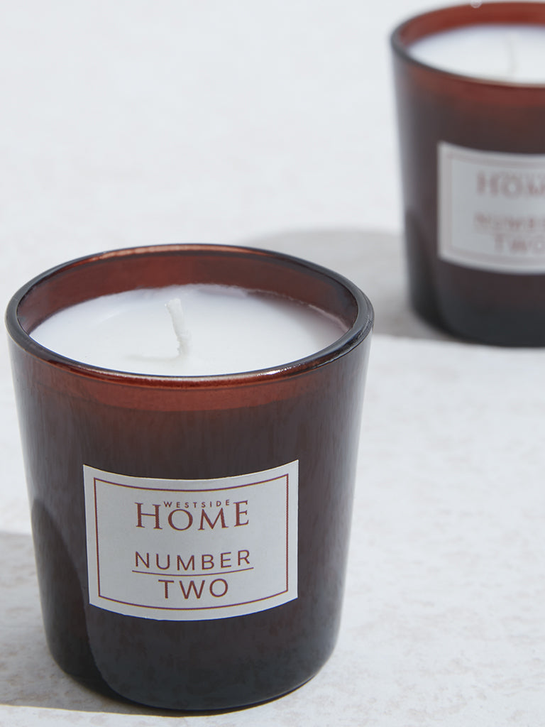 Westside Home Amber Indulgence Musk Votive Scented Candle (Set of 2)