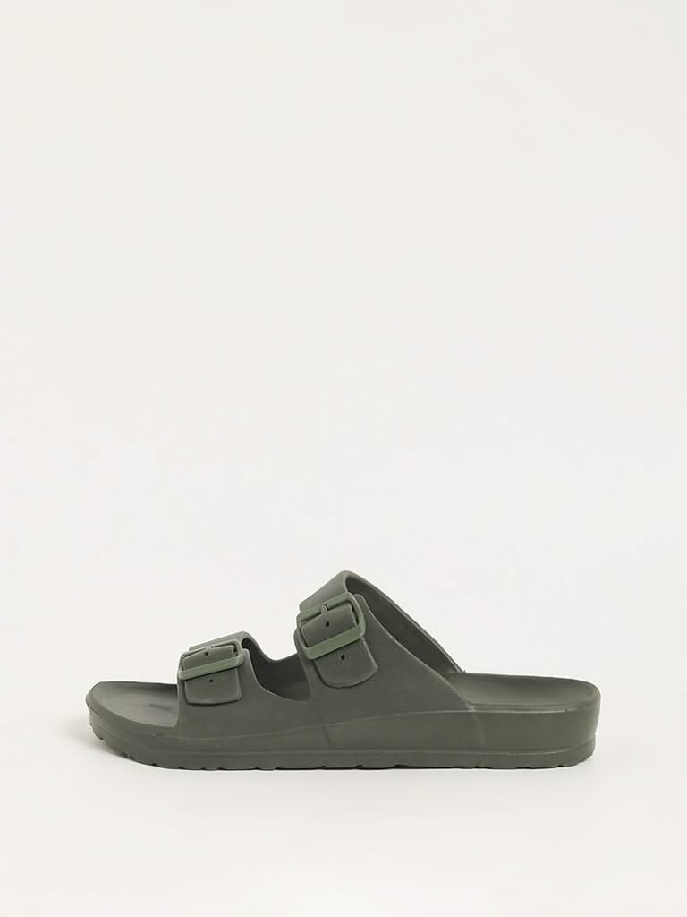 SOLEPLAY Olive Double Band Flip-Flop