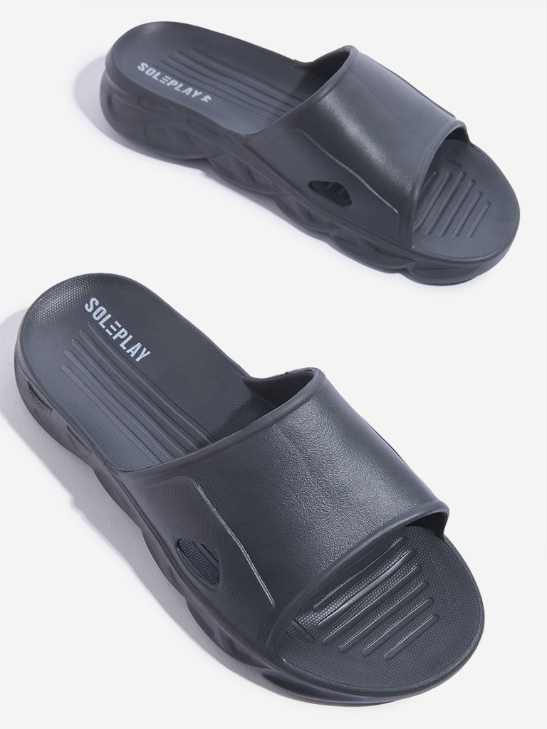 SOLEPLAY Charcoal Solid Slides