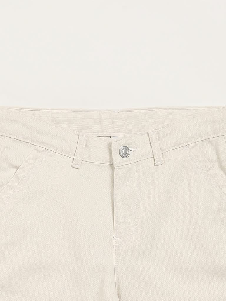 Y&F Kids Cream Bermuda Shorts