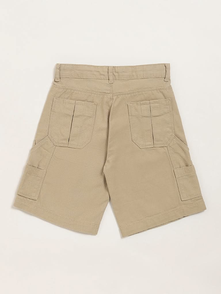 Y&F Kids Khaki Bermuda Shorts