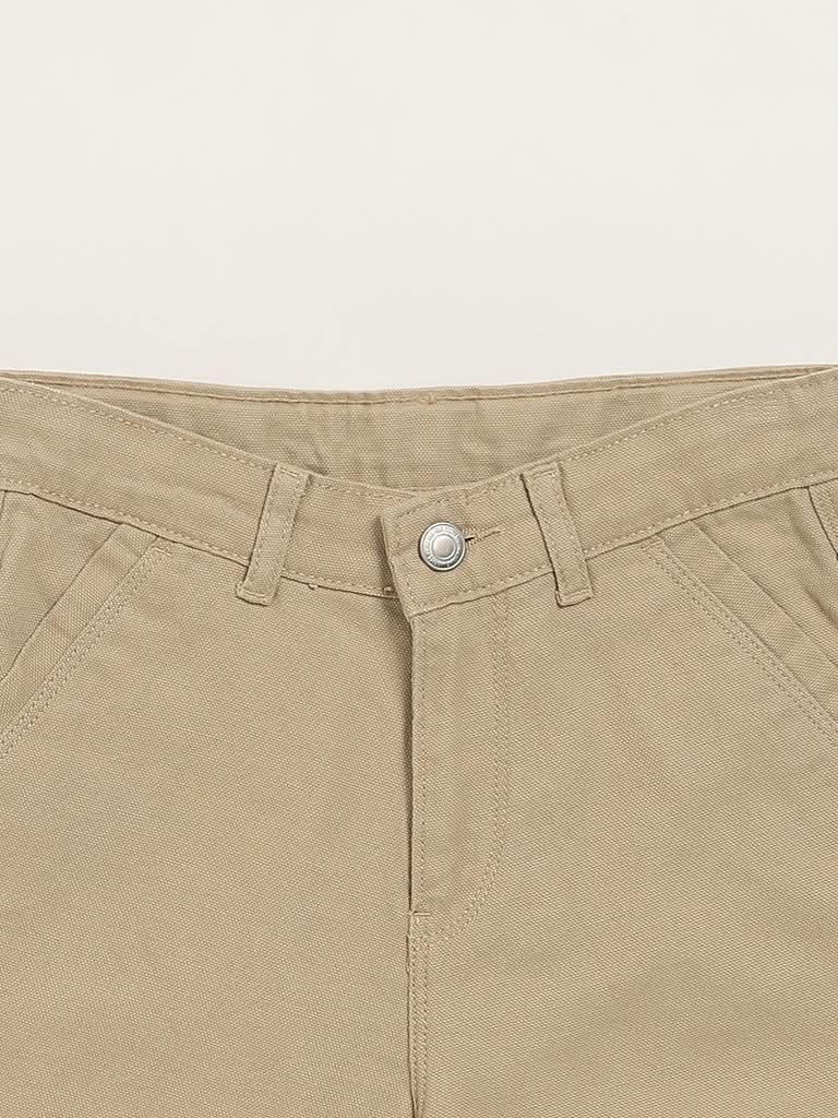 Y&F Kids Khaki Bermuda Shorts