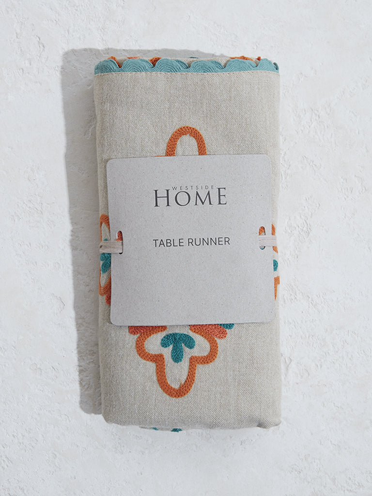 Westside Home Multicolor Boho Table Runner