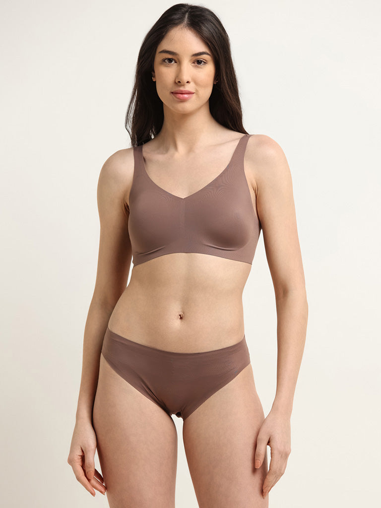 Wunderlove Brown Full Coverage Invisible Bra