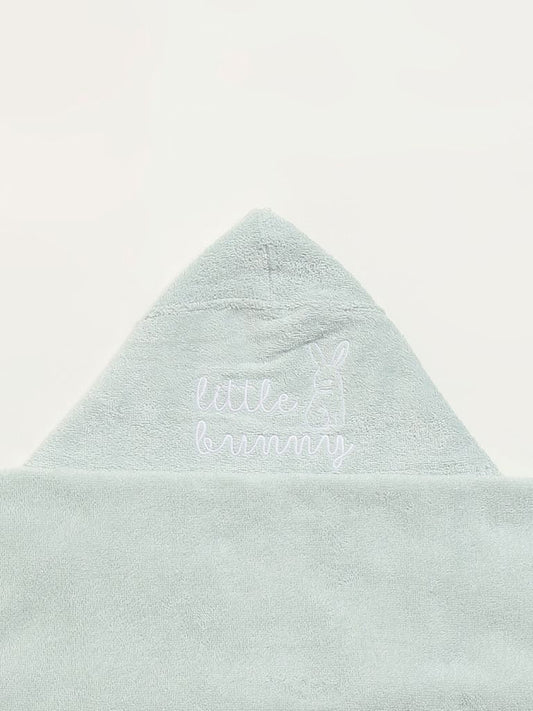 HOP Baby Light Sage Hooded Towel