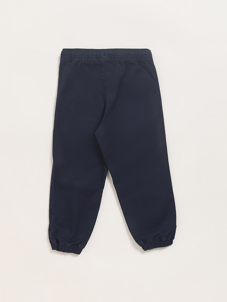 HOP Kids Navy Solid Joggers