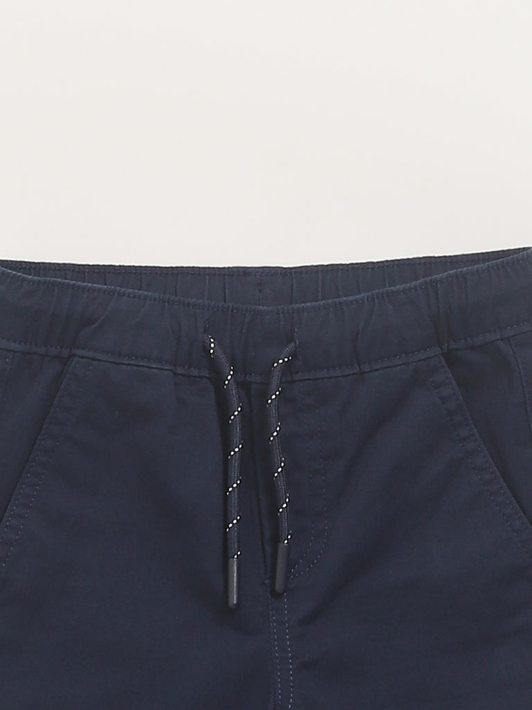 HOP Kids Navy Solid Joggers