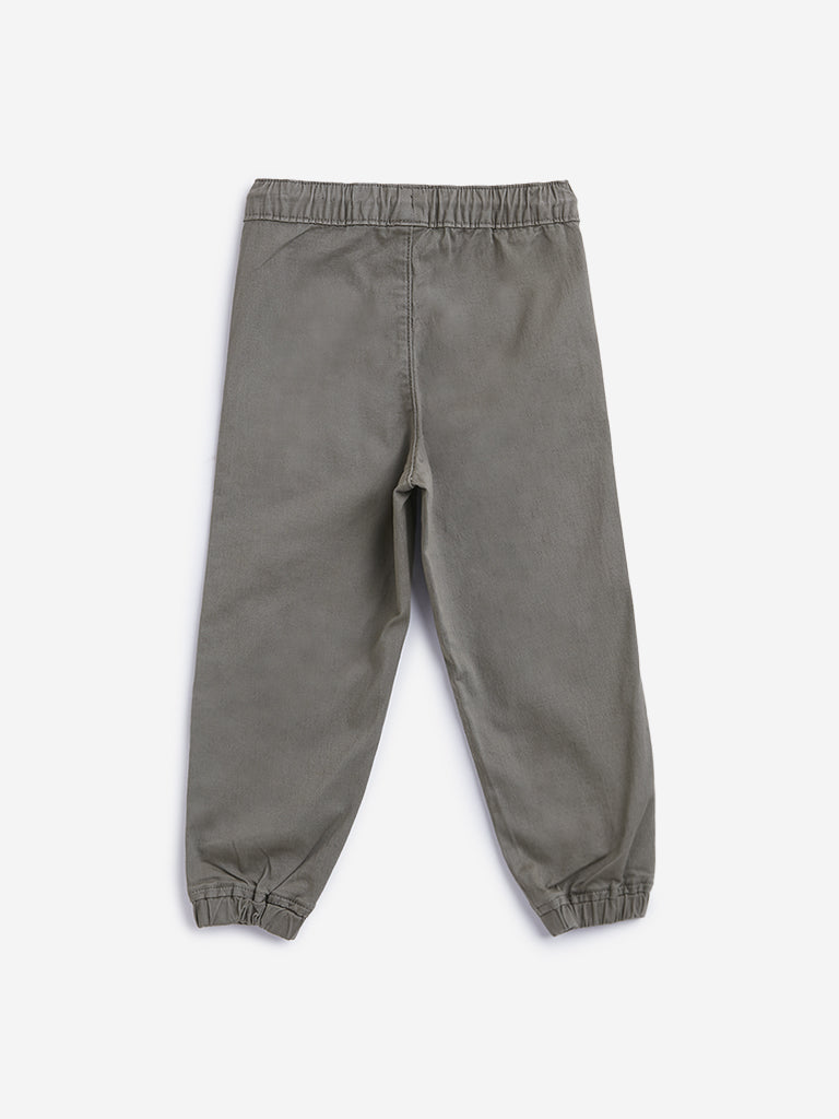 HOP Kids Olive Solid Joggers