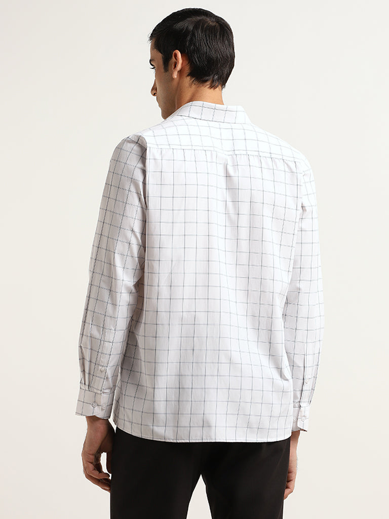 WES Formals White Relaxed Fit Shirt