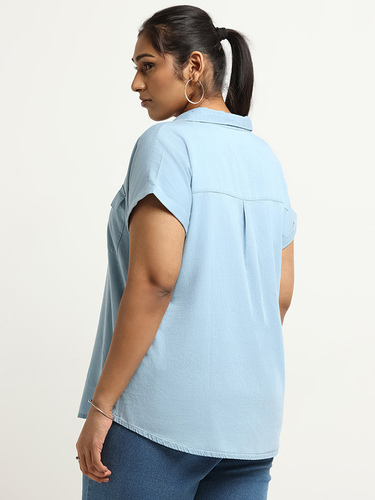 Gia Blue Denim Shirt