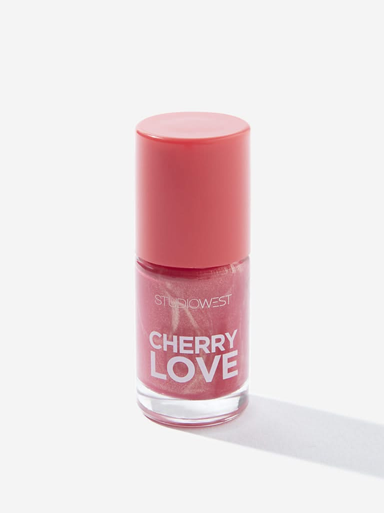 Studiowest Pink Shimmer Cherry Love P-06 Pop Nail Polish - 6 ml