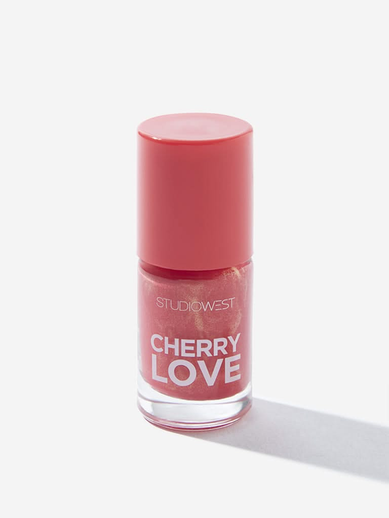 Studiowest Pink Shimmer Cherry Love P-07 Burst Nail Polish - 6 ml