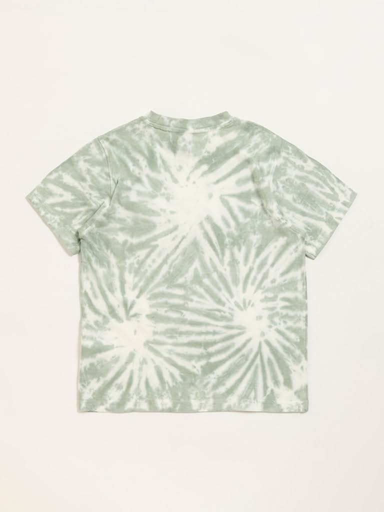 Y&F Kids Green Tie-Dye T-Shirt