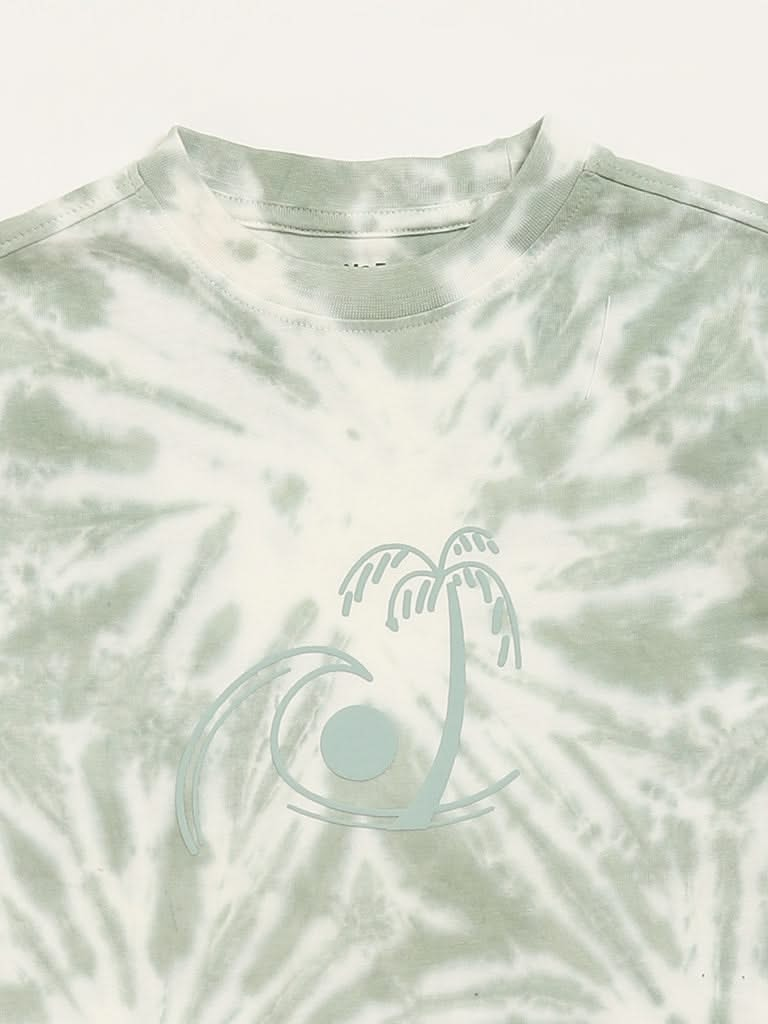 Y&F Kids Green Tie-Dye T-Shirt