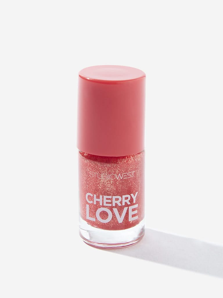 Studiowest Red Shimmer Cherry Love R-03 Currant Nail Polish - 6 ml