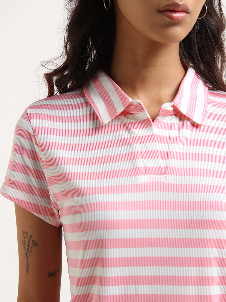 Nuon Pink Polo T-Shirt