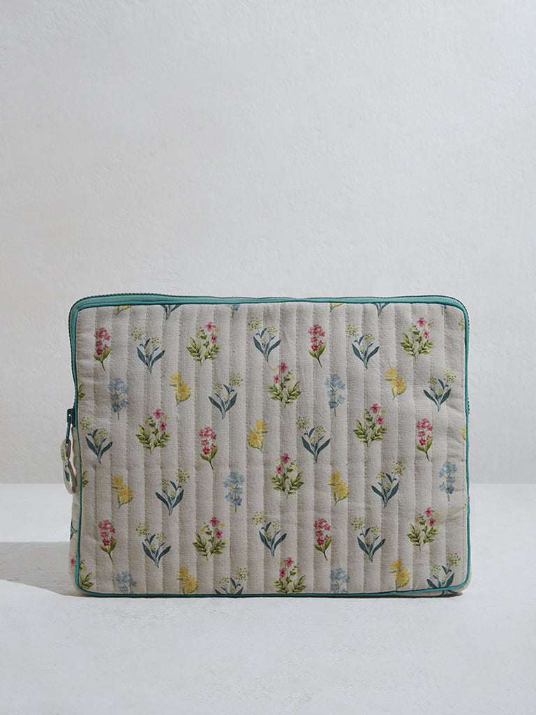 Westside Home Multicolour Floral Printed Laptop Sleeve