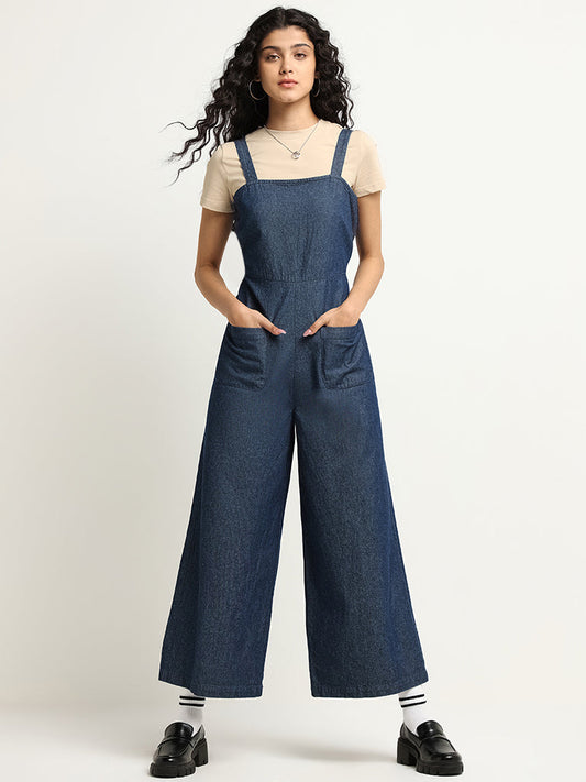 Nuon Blue Denim Jumpsuit