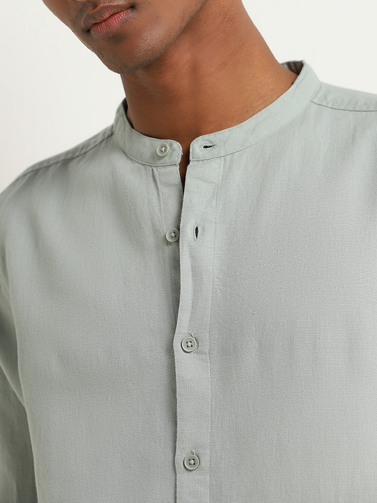 ETA Sage Resort Fit Blended Linen Shirt