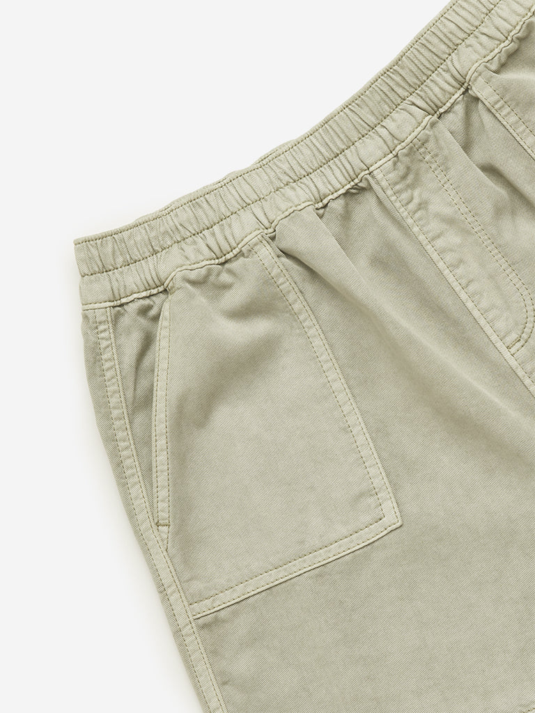 Y&F Kids Sage Mid Rise Shorts