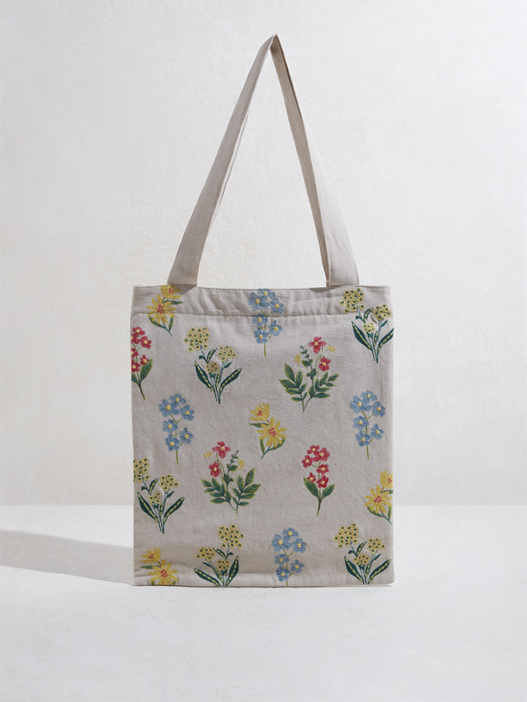 Westside Home Multicolour Floral Tote Bag