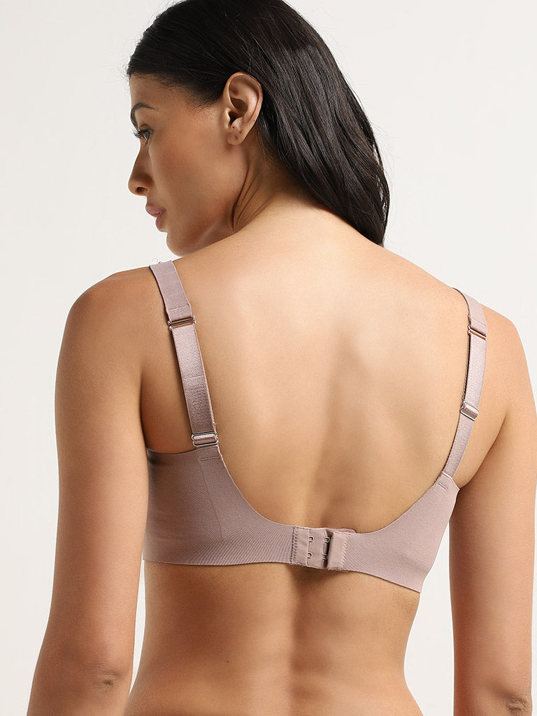 Wunderlove Mauve Seamfree Invisible Bra