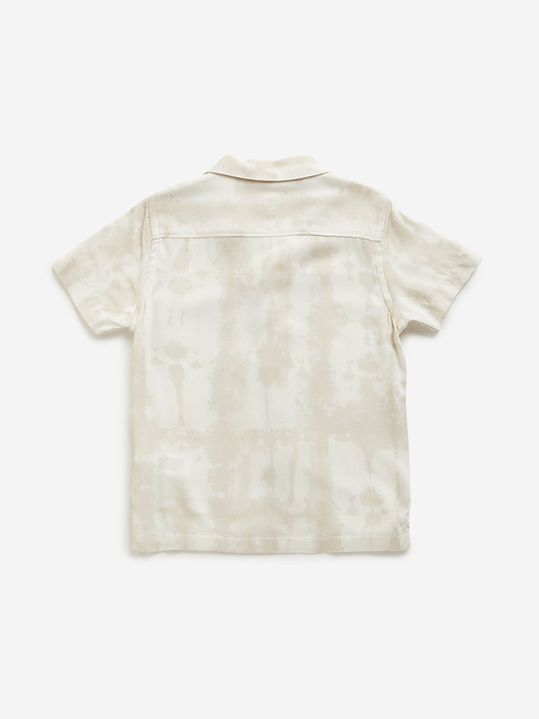 HOP Kids Off-White Abstract Shirt