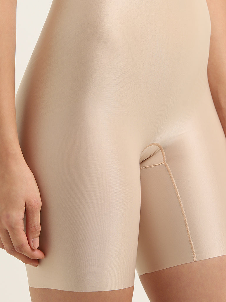 Wunderlove Beige High-Rise Shapewear