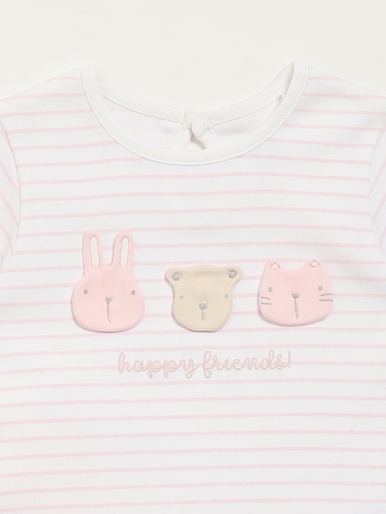 HOP Baby Pink Bunny T-Shirt & Leggings