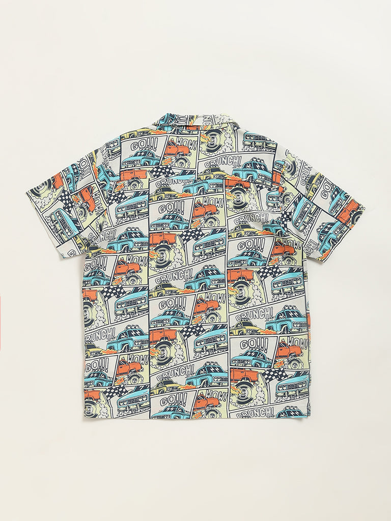 HOP Kids Multicolour Printed Shirt