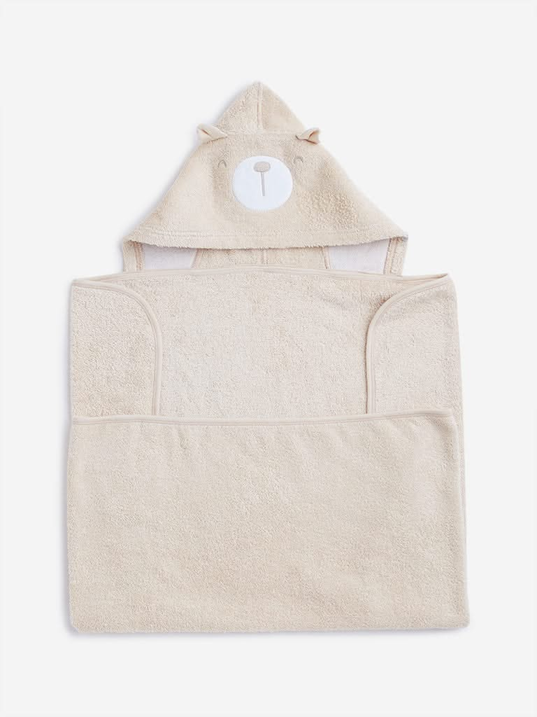 HOP Baby Beige Hooded Towel