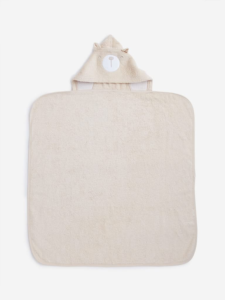 HOP Baby Beige Hooded Towel