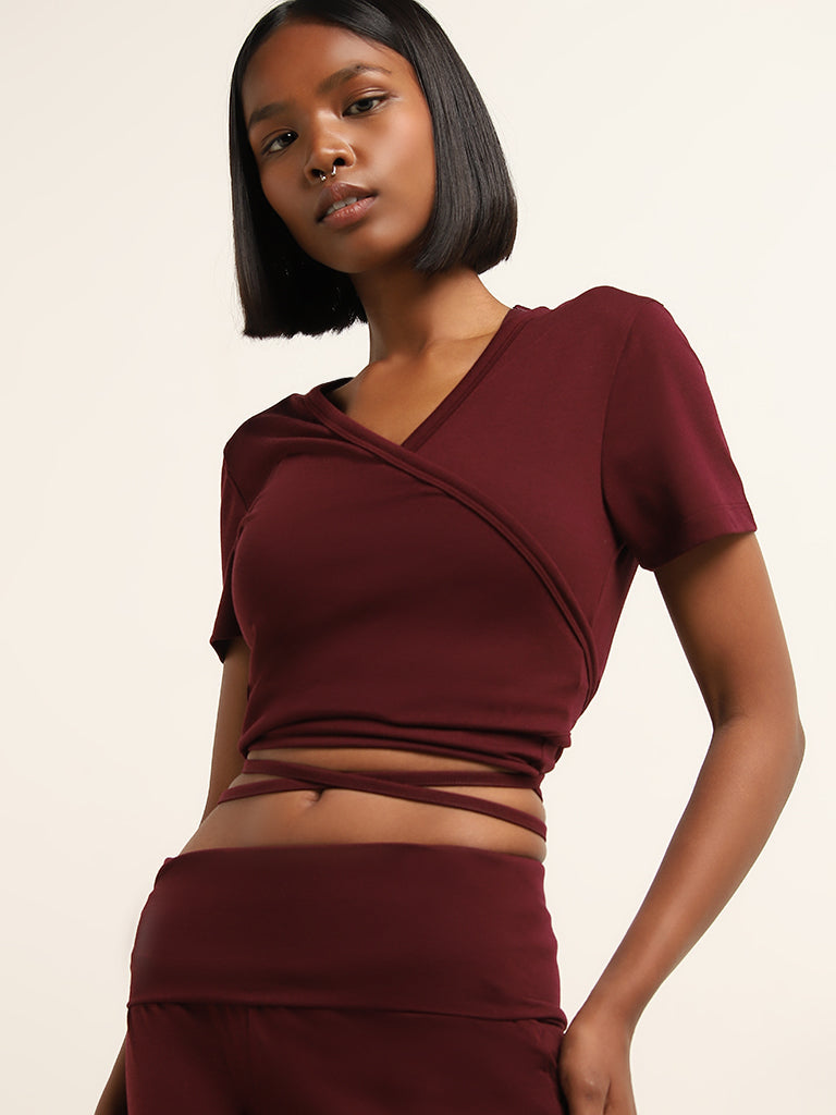 Superstar Dark Brown Crop Top