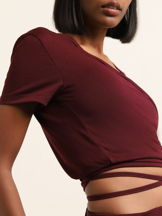 Superstar Dark Brown Crop Top