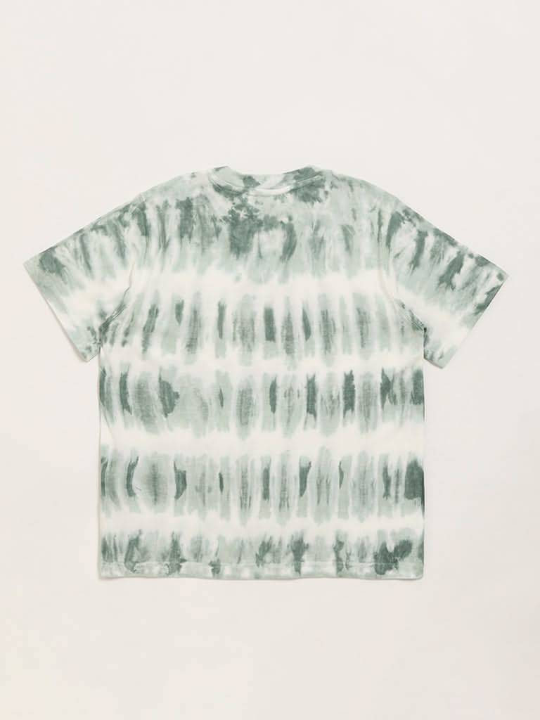 Y&F Kids Green Tie-Dye T-Shirt