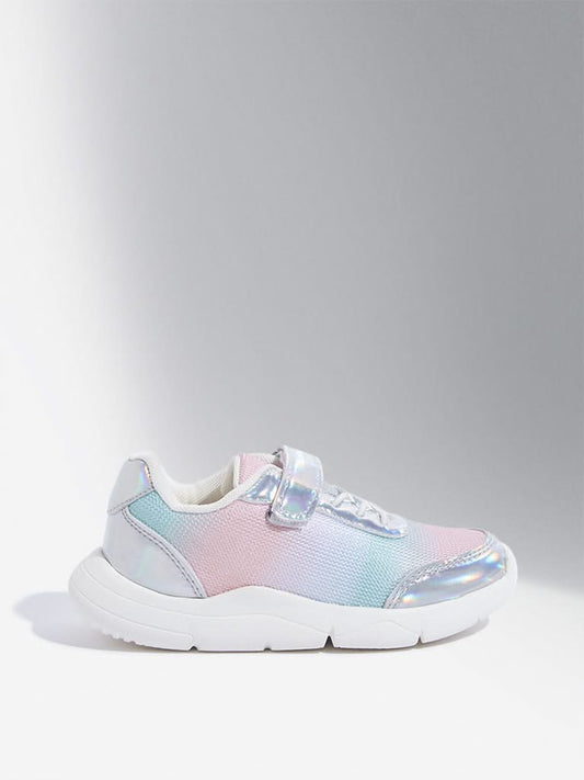 Yellow Multicolour Holographic Shoes