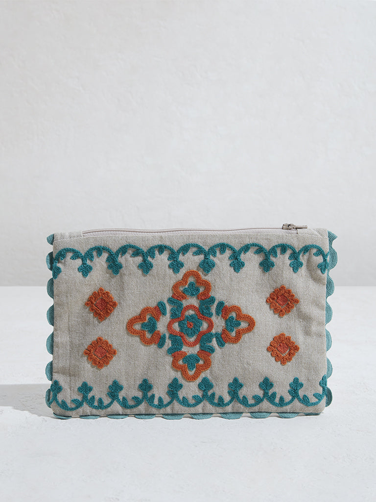 Westside Home Multicolor Boho Pouch