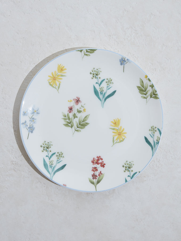 Westside Home Multicolour Floral Printed Side Plate