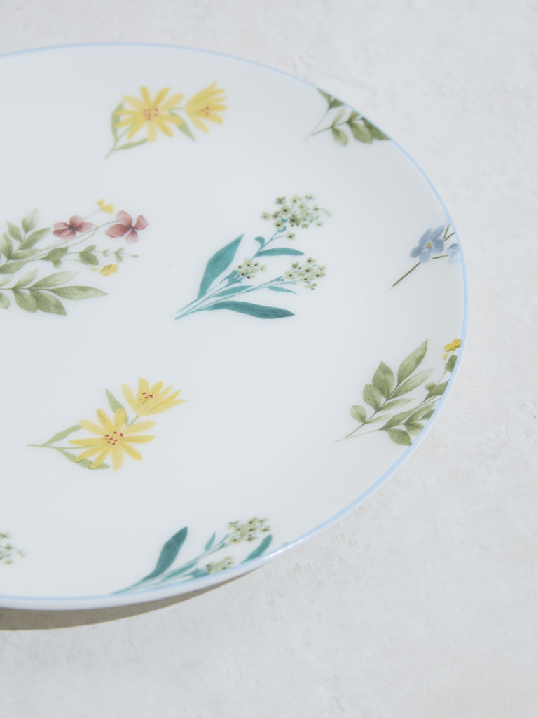 Westside Home Multicolour Floral Printed Side Plate