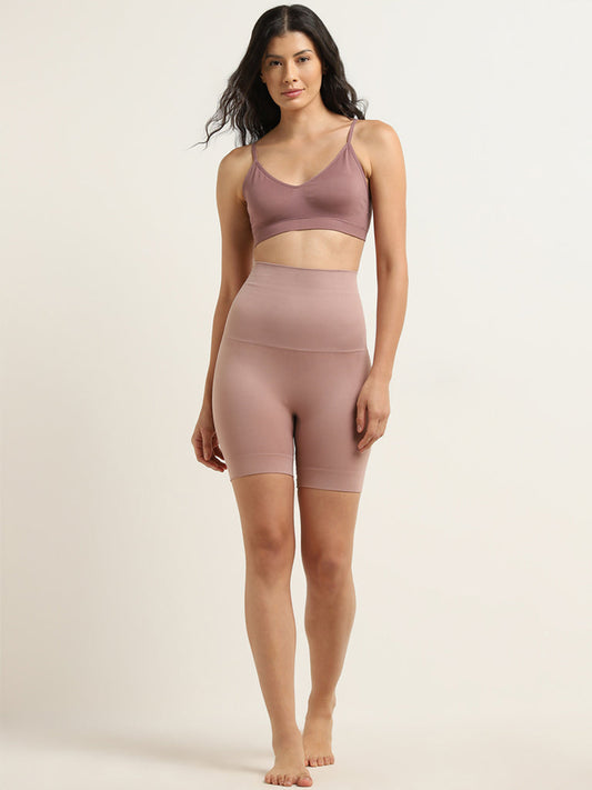 Wunderlove Light Brown High-Rise Seamfree Shapewear