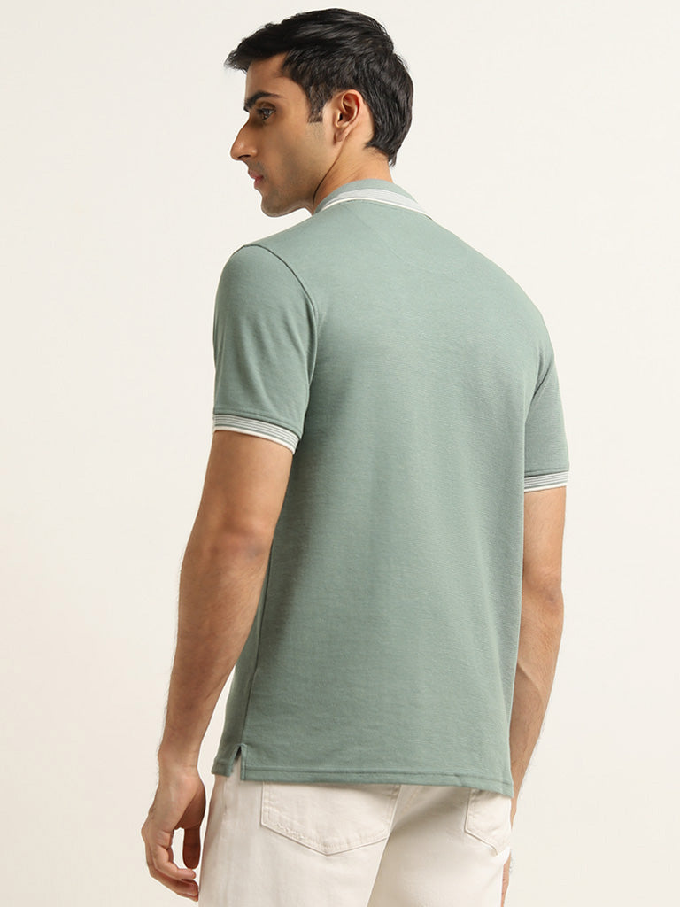 WES Casuals Sage Slim-Fit Polo T-Shirt